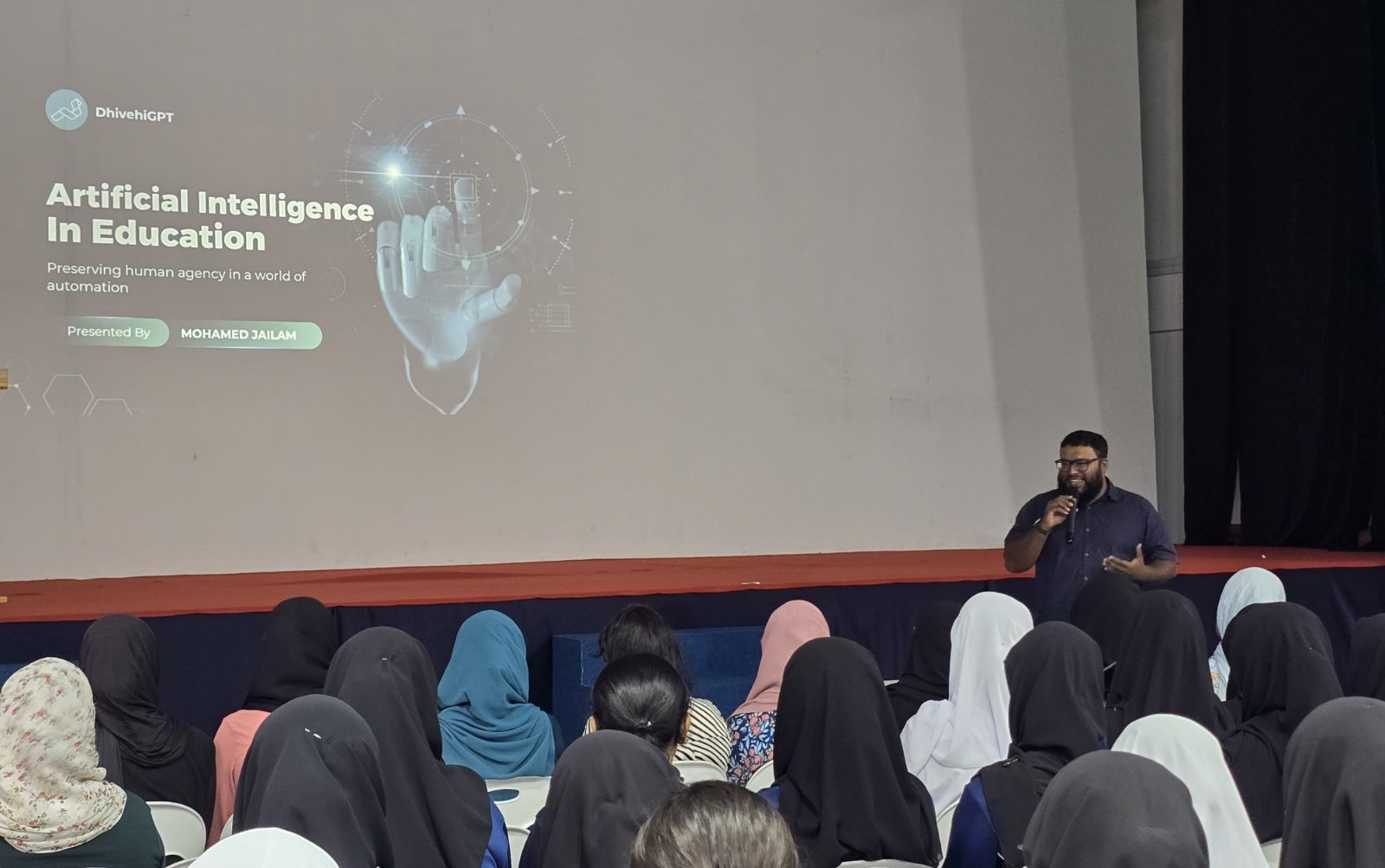 CHSE Hosts Special Assembly on Artificial Intelligence in Education Featuring Mohamed Jailam