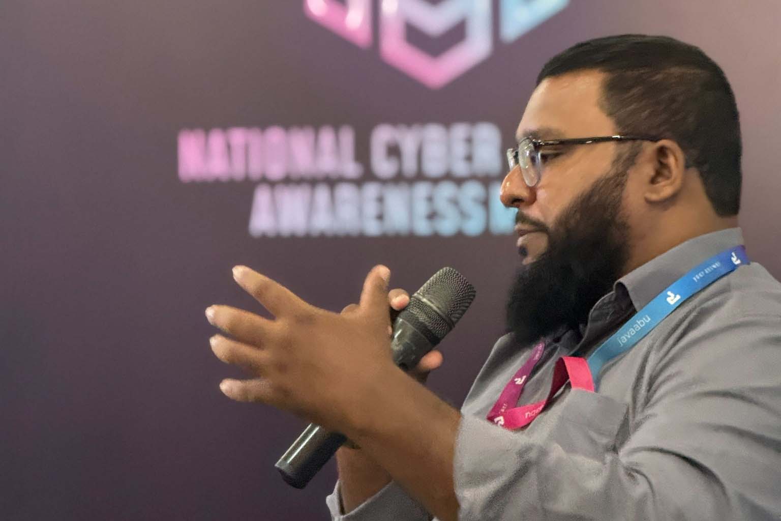 Javaabu CEO Mohamed Jailam Speaks on AI and Secure Software Development at Cybersafe Maldives