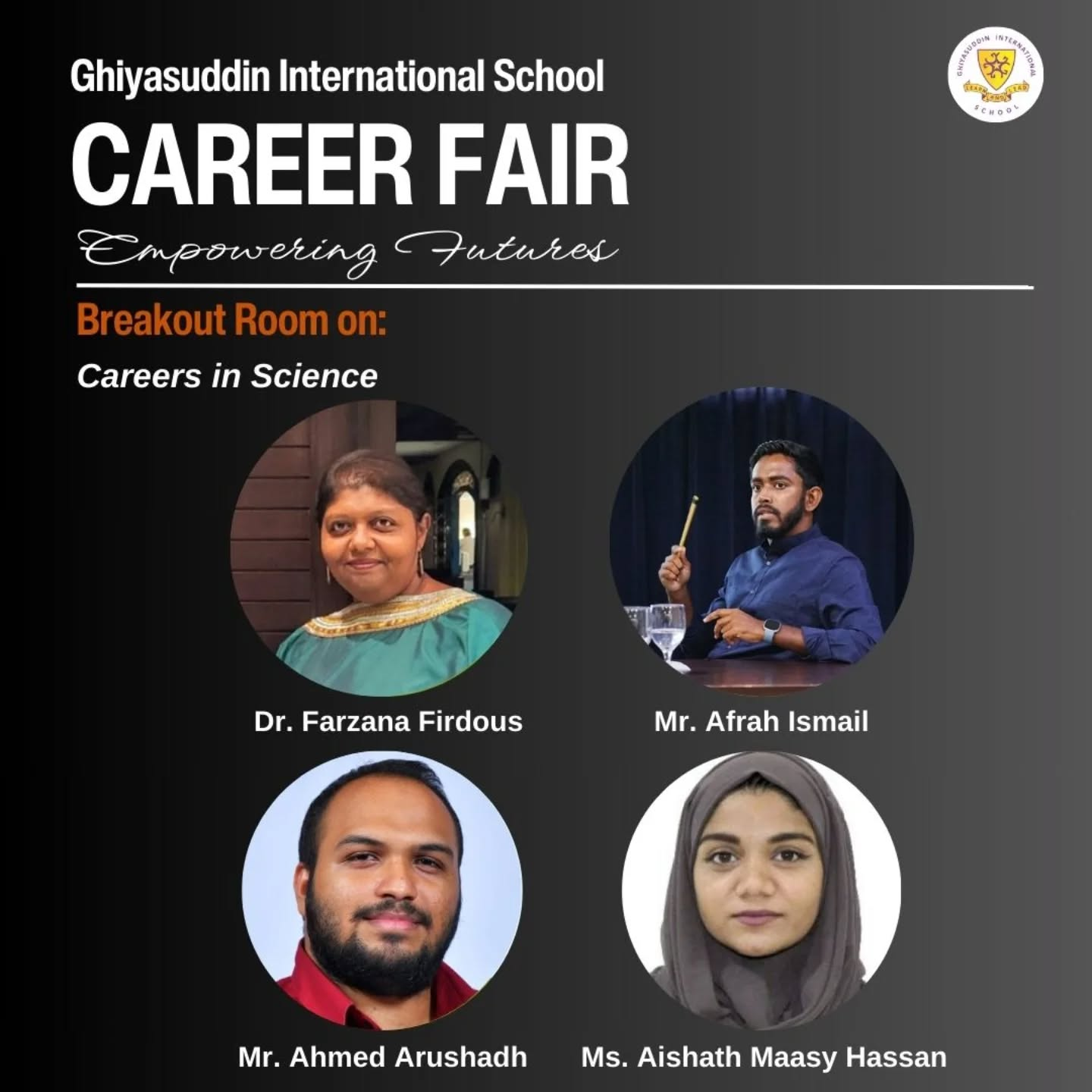 Javaabu CTO Arushad Ahmed Speaks at Ghiyasuddin International School Career Fair