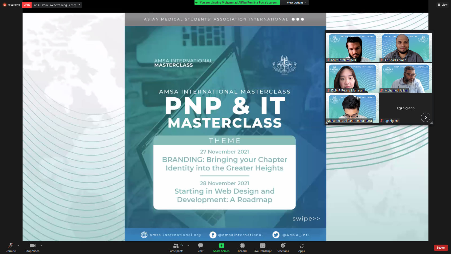 Founders join as panelists for the AMSA International PNP & IT Masterclass