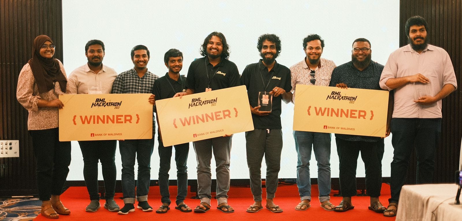 Javaabu Team Wins at Bank of Maldives Hackathon 2022