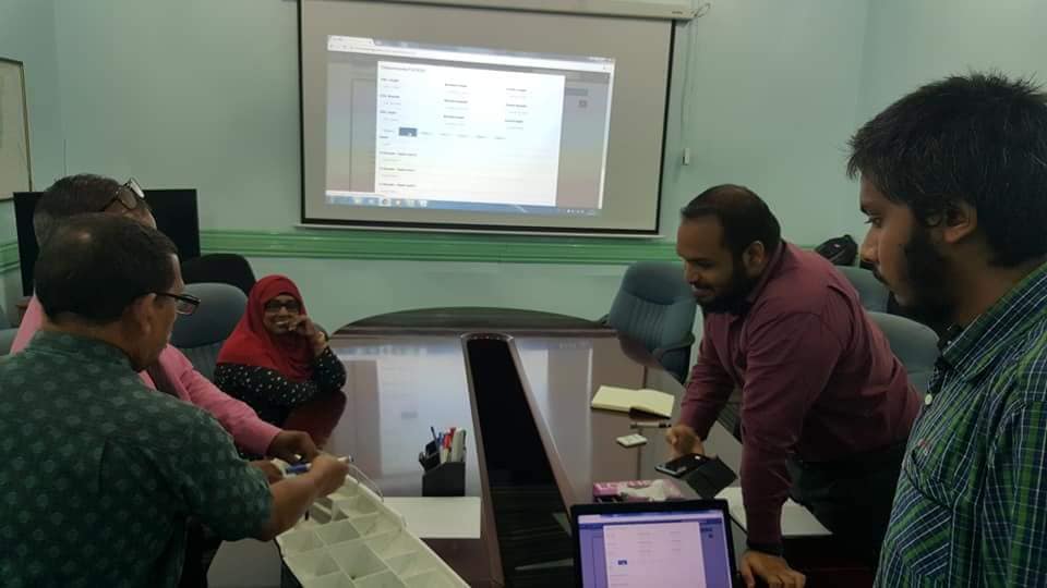 Javaabu Team Receives Technical Training from Maldives Transport Authority Naval Architects