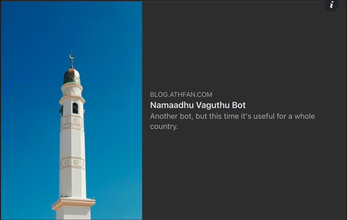 Javaabu Developer Launches “Namaadhu Vagutthu Bot” Ahead of Ramadan