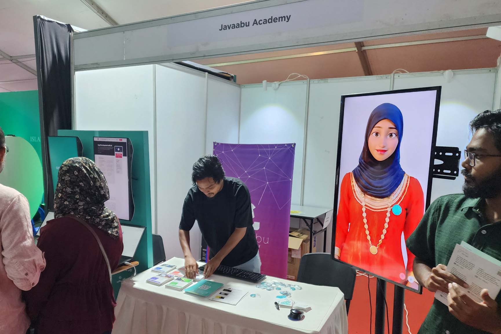 Javaabu Academy Showcases Courses and DhivehiGPT Avatar at Vara Expo 2025